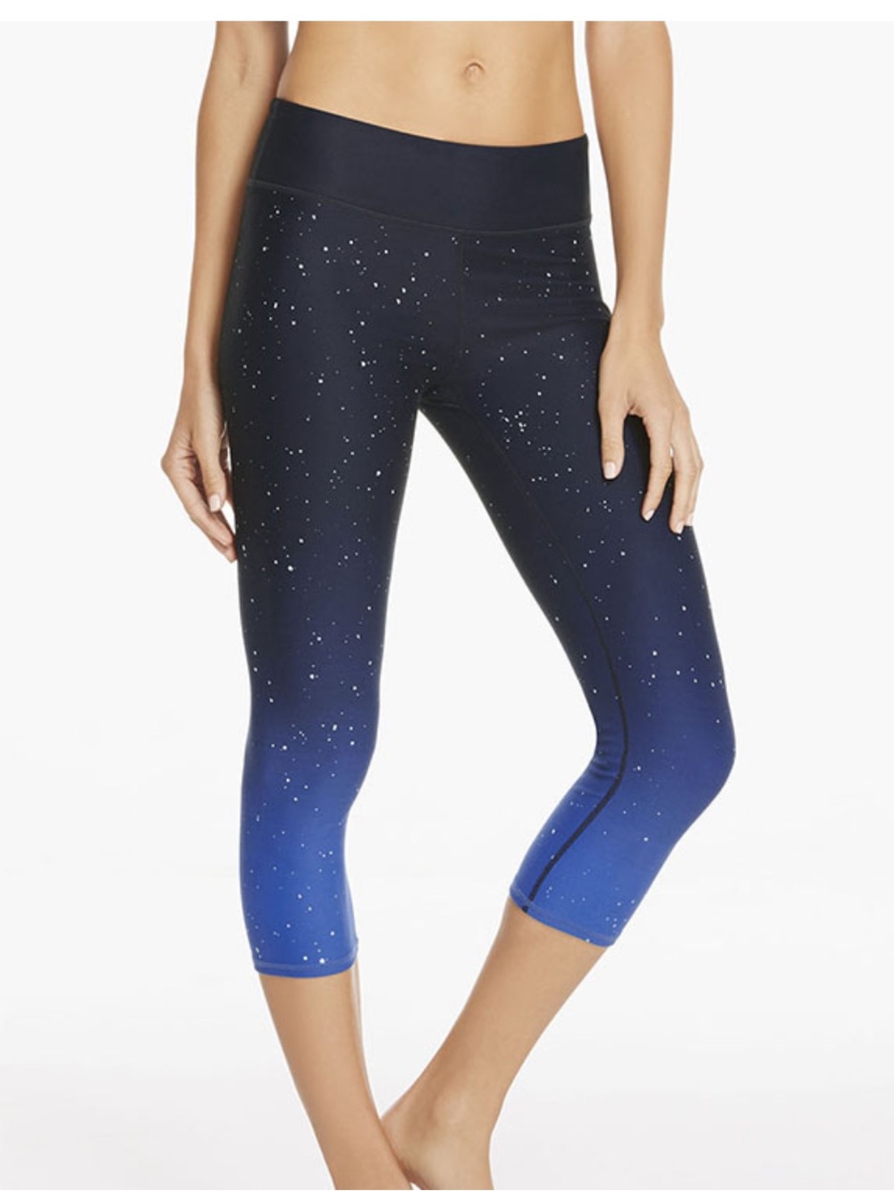 Fabletics Define PowerHold® Mid-Rise Capris size medium
